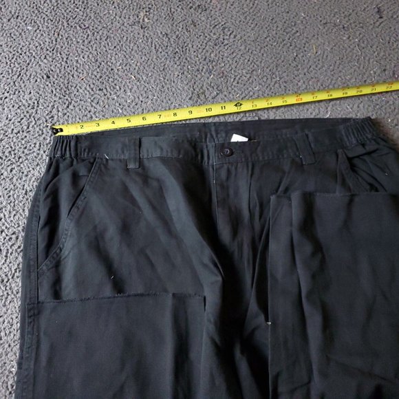 KingSize Pants Big Tall Mens Size 42 40L Black Cotton Chino Khaki - Picture 4 of 7